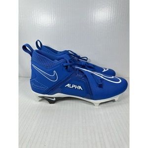 Nike Mens Alpha Menace Pro 3 Football Cleats Size 10.5 Royal Blue CT6649-414 NEW
